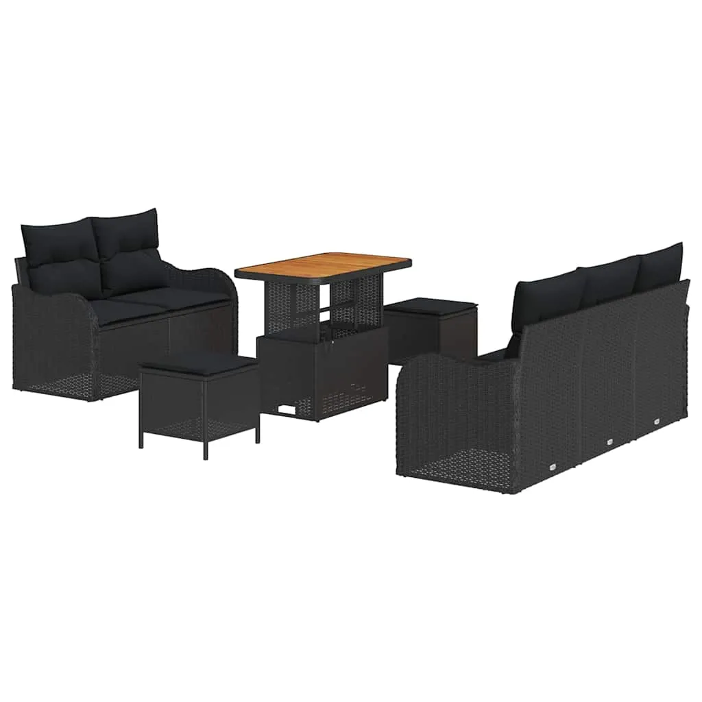 zestaw-sof-na-ogrod-8-pcs-czarny-polirattan