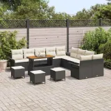 zestaw-sof-na-ogrod-14-pcs-czarny-polirattan-styl-nowoczesny