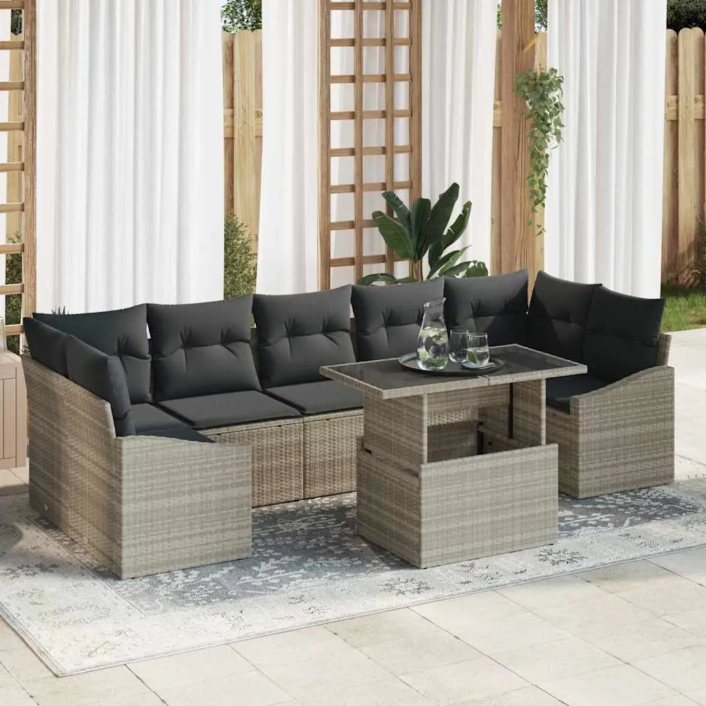 zestaw-sof-na-ogrod-8-pcs-jasnoszary-polirattan