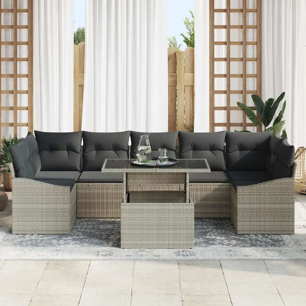 zestaw-sof-na-ogrod-8-pcs-jasnoszary-polirattan-stan-nowy
