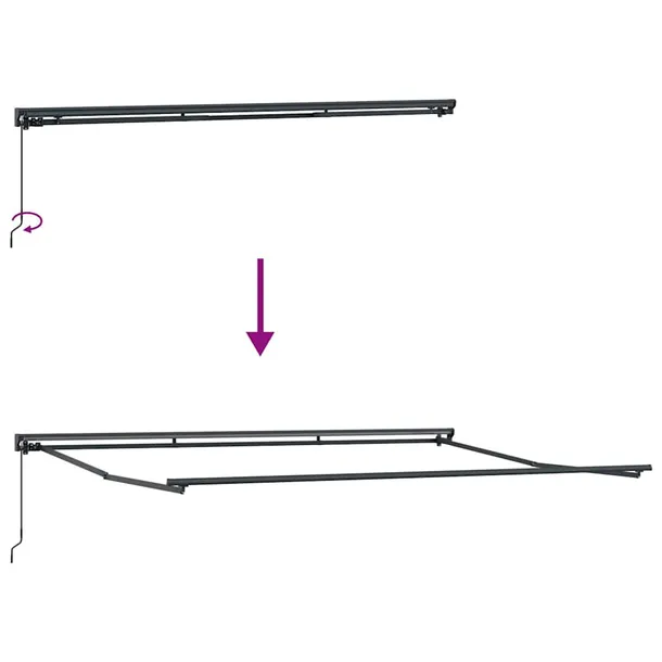 rama-markizy-antracyt-45-3-m-producent-vidaxl-stan-nowy