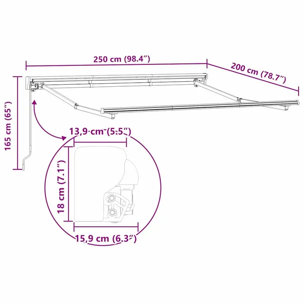 rama-markizy-bialy-2-5-x-2-m-waga-z-opakowaniem-17-54-kg-kod-producenta-42002522