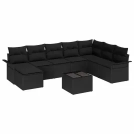 zestaw-sof-na-ogrod-z-poduszka-9-pcs-bezowy-polirattan