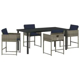 zestaw-do-jadalni-w-ogrodzie-z-poduszka-5-pcs-szary-polirattan