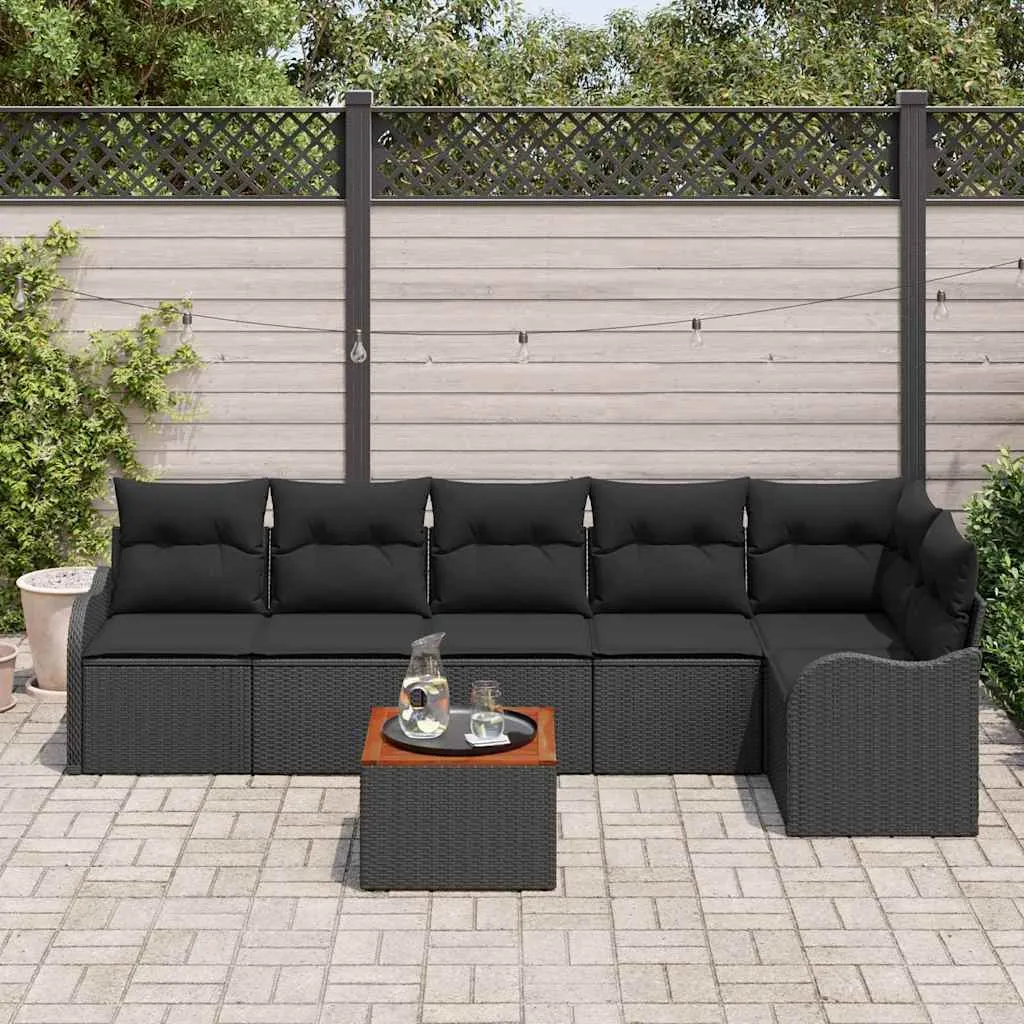 zestaw-sof-na-ogrod-7-pcs-czarny-polirattan-stan-nowy