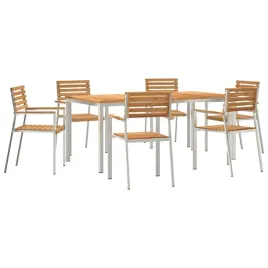 zestawdojedzeniawogrodzie-7-pcs-brazowy-drewnotekowe