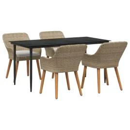 zestaw-do-jadalni-w-ogrodzie-z-poduszka-5-pcs-bezowy-polirattan