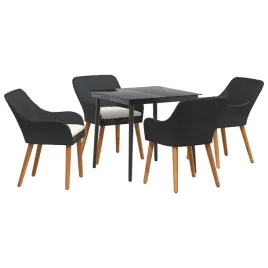 zestaw-do-jadalni-w-ogrodzie-z-poduszka-5-pcs-czarny-polirattan