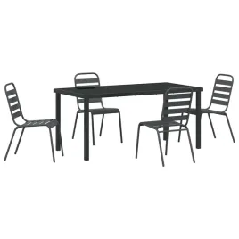 zestaw-do-jadalni-w-ogrodzie-5-pcs-ciemno-szary-stal