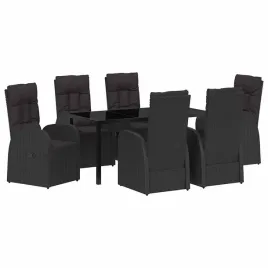 zestaw-do-jadalni-w-ogrodzie-z-poduszka-7-pcs-czarny-polirattan