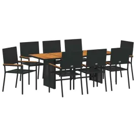zestaw-do-jadalni-w-ogrodzie-9-pcs-czarny-i-brazowy
