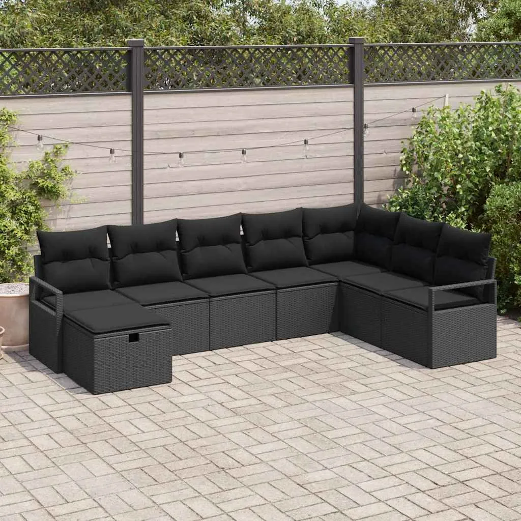 zestaw-sof-na-ogrod-8-pcs-czarny-polirattan