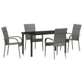 zestaw-do-jadalni-w-ogrodzie-5-pcs-szary-polirattan