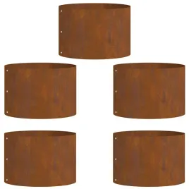 donice-ogrodowe-5-pcs-brazowy-30-x-30-x-20-cm-stal-kortenowska