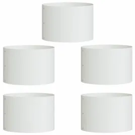 donice-ogrodowe-5-pcs-bialy-30-x-30-x-20-cm-stal