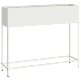 podwyzszona-doniczka-ogrodowa-bialy-100-x-26-x-82-cm-stal