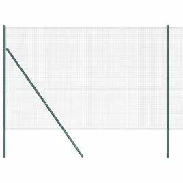 ogrodzenie-z-slupkami-zielony-1-5-x-25-m-stal