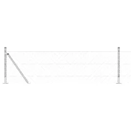 ogrodzenie-z-ogniw-ze-slupkami-srebrny-0-6-x-10-m-stal