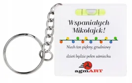 brelok-miarka-poziomica-nadruk-uv-napis-logo-mikolajkowy-gadzet-reklamowy
