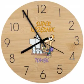 bambusowy-zegar-scienny-nadruk-uv-smieszny-prezent-dla-urzednika-imie