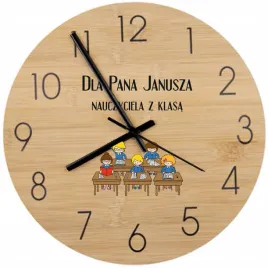 bambusowy-zegar-scienny-z-nadrukiem-z-imieniem-na-prezent-dla-nauczyciela