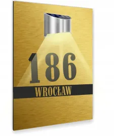 zlota-tabliczka-podswietlana-adresowa-duza-adres-dibond-nierdzewna-40x30