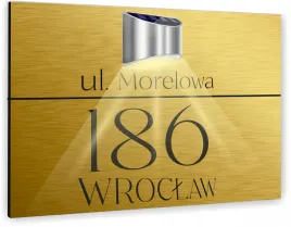 zlota-tabliczka-podswietlana-adresowa-numer-domu-aluminiowa-30x20