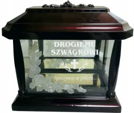 znicz-kapliczka-z-grawerem-dedykacja-dla-szwagra