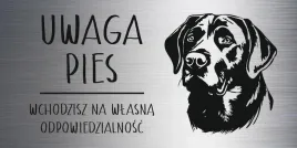 tabliczka-laminat-20x10-cm-uwaga-pies-labrador-z-grawerem