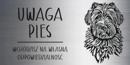 tabliczka-20x10-cm-uwaga-pies-rosyjski-terrier-laminat-z-grawerem