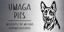 tabliczka-20x10-cm-uwaga-pies-owczarek-belgijski-laminat-z-grawerem