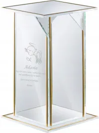 szklany-znicz-lampion-aniolek-bialy-z-grawerem-dla-dziecka-imieniem-napisem