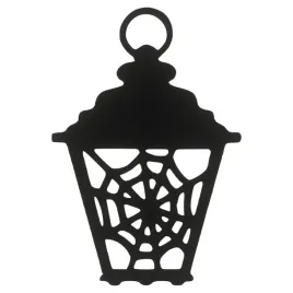 drewniana-zawieszka-dekor-czarny-lampion-z-pajeczyna-halloween-ze-sklejki