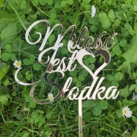 topper-z-plexy-lustrzanej-milosc-jest-slodka