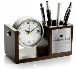 zegar-organizer-na-biurko-z-dedykacja-prezent-dla-meza-zony-chlopaka