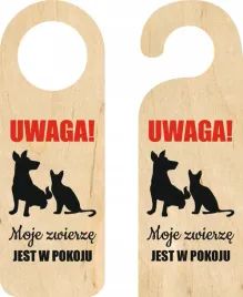 zawieszka-na-drzwi-klamke-uwaga-zwierze-w-pokoju-drewniana-nadruk