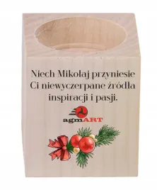 swiecznik-drewniany-nadruk-uv-logo-reklamowy-gadzet-swiateczny