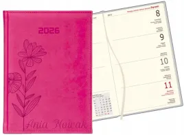 kalendarz-a6-2026-tygodniowy-kieszonkowy-grawer-kwiaty-prezent-z-imieniem