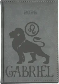 kalendarz-a6-2026-planer-tygodniowy-twoj-znak-zodiaku-lew-imie-grawerowany
