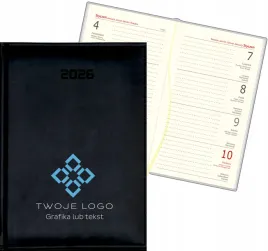 kalendarz-a6-2026-tygodniowy-ksiazkowy-firmowy-z-twoim-logo-nadruk-10-sztuk