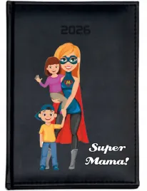 kalendarz-a6-2026-tygodnniowy-prezent-na-dzien-mamy-nadruk-napis-super-mama