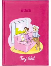 kalendarz-a6-2026-tygodnniowy-prezent-dla-babci-nadruk-z-imieniem-tekstem