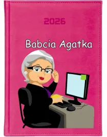 kalendarz-a6-2026-tygodnniowy-ksiazkowy-personalizowany-nadruk-dla-babci