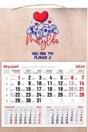 kalendarz-2025-jednodzielny-drewniany-prezent-nadruk-dla-gracza-walentynki