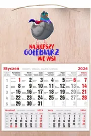 kalendarz-2025-jednodzielny-drewniany-nadruk-najlepszy-golebiarz-we-wsi
