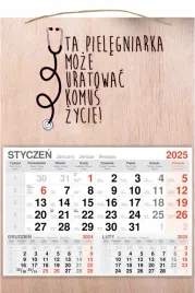 kalendarz-2025-jednodzielny-drewniany-prezent-dla-pielegniarki-twoj-tekst