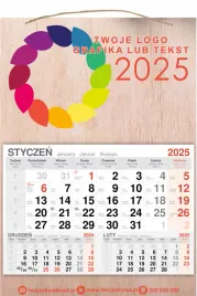 kalendarz-wiszacy-2025-jednodzielny-drewniany-firmowy-logo-grafika-tekst