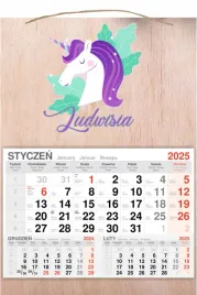 kalendarz-2025-jednodzielny-drewniany-prezent-nadruk-jednorozca-duzy-wybor
