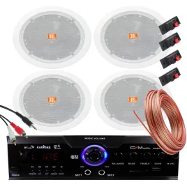 4x-glosniki-sufitowe-jbl-wzmacniacz-bluetooth-usb-sd-aux-naglosnienie