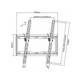 uchwyt-scienny-tv-led-26-55-35kg-cabletech-stan-nowy